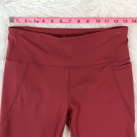 SWEATY BETTY Power 7/8 Leggings in Renaissance Red - Picture 8 of 16